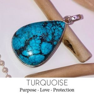 SWEET! Turquoise Gemstone Handmade Pendant